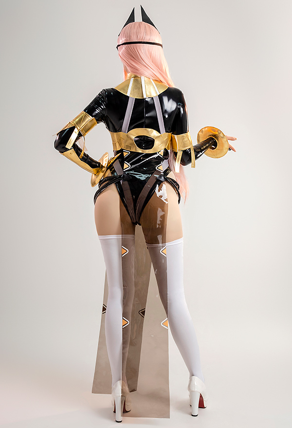 Falslander Hemet Nethel Neco Figma Cosplay Bodysuit und Weste mit Socken Maske