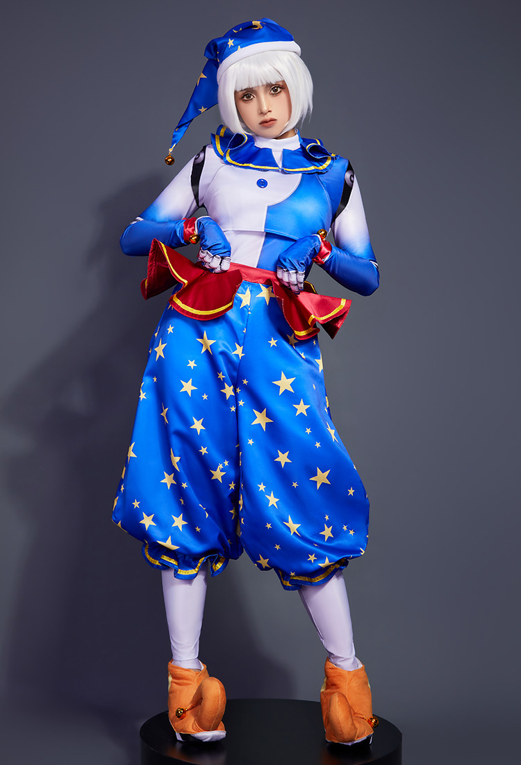 Five Nights at Freddy's Moondrop Cosplay Costume Top and Pants with Hat and Gloves