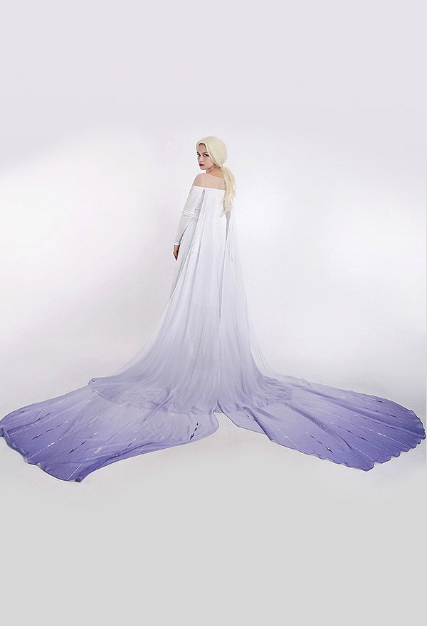 YOSICIL Frozen Elsa Kostüm – Komplett Set Mit Krone & Zauberstab