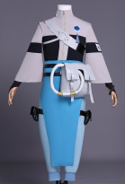GACHIAKUTA Zanka Nijiku Cosplay Costume Top Pants with Waist Belt and Sleeves