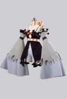 GACHIAKUTA Amo Empool Cosplay Costume Dress with Bell Sleeves and Boxer Shorts