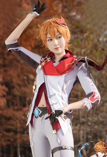 原神 / タルタリヤ コスプレ 衣装 三分妄想1/3Delusion】原神 Genshin タルタリヤ-Tartaglia 邪眼