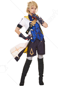 Genshin Impact Geo Albedo Cosplay Kostüm Handschuche Hosen Jacke Cosplay Kostüm