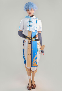 Genshin Impact Chongyun Cosplay Kostüm Hosen Handschuche Cosplay Kostüm