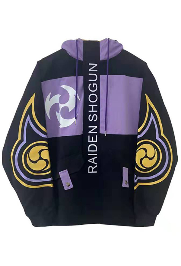 トップス raiden Raiden Shogun Hooded Sweatshirt - Genshin Impact Full Zip Up
