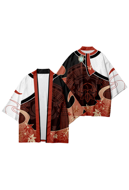 Genshin Impact Kaedehara Kazuha Derivative Haori Cover-up Kimono Cardigan