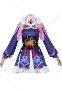 Genshin Impact Yun Jin Dress Set Cosplay Costume with Complete Accessories