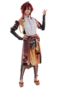 Genshin Impact Shikanoin Heizou Cosplay Costume Outfit Set