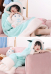 Genshin Impact Xiao Derivative Hooded Robes Long Loose Homewear Winter Plush Dress Wearable Blanket