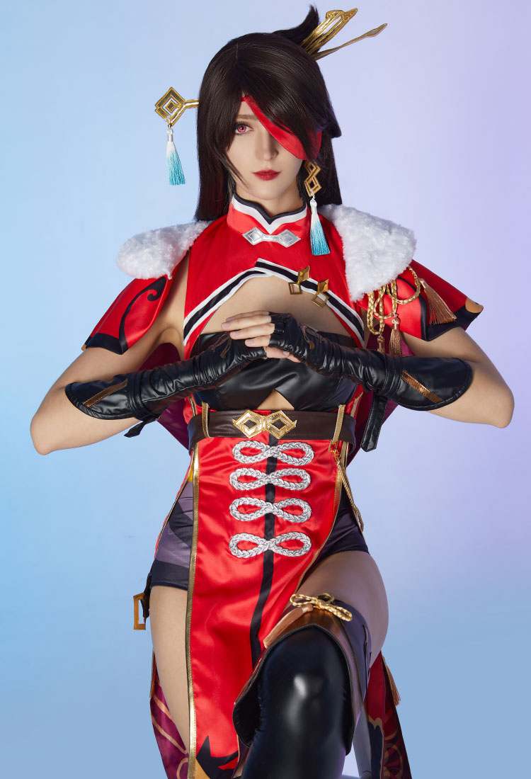 Genshin Impact Beidou Uncrowned Lord of the Ocean Cosplay Costume Dress Cloak Set