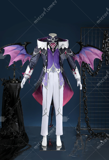 Genshin Impact Durin Cosplay Costume Lining and Coat with Pants