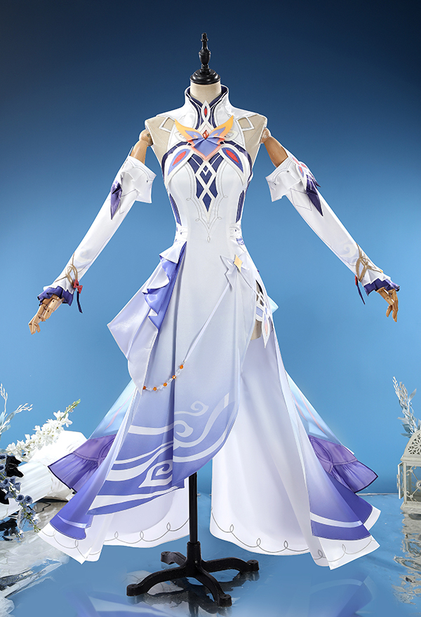 Genshin Impact Nicole Reeyn Cosplay Costume Dress with Sleeves and Hat