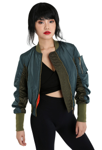Cakuoyi Ghost in the Shell Major Motoko Kusanagi Cosplay Bomber Jacekt Costume Coat