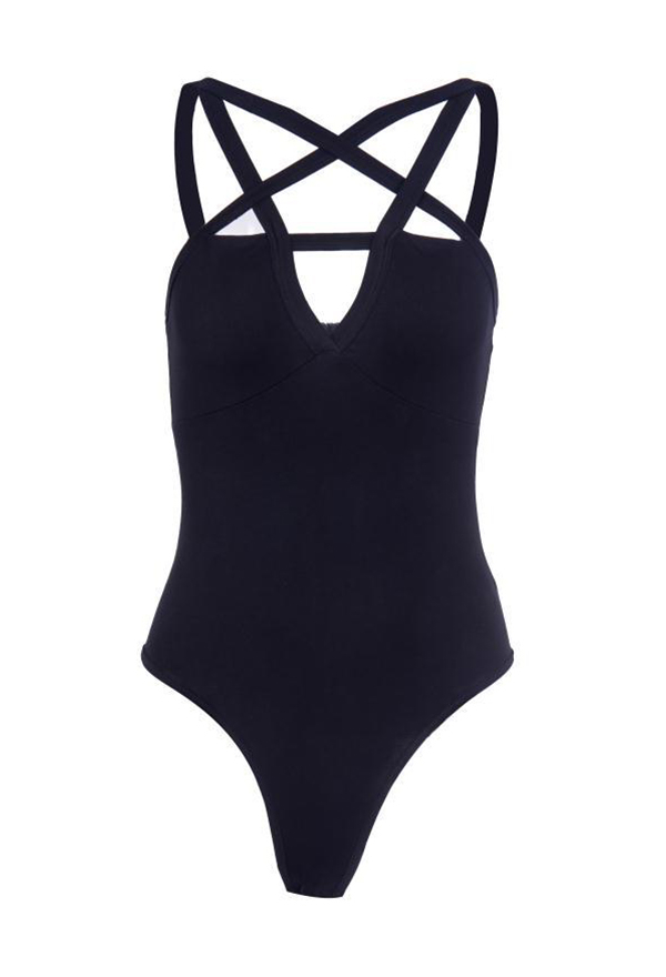 Pentagram bodysuit cheap