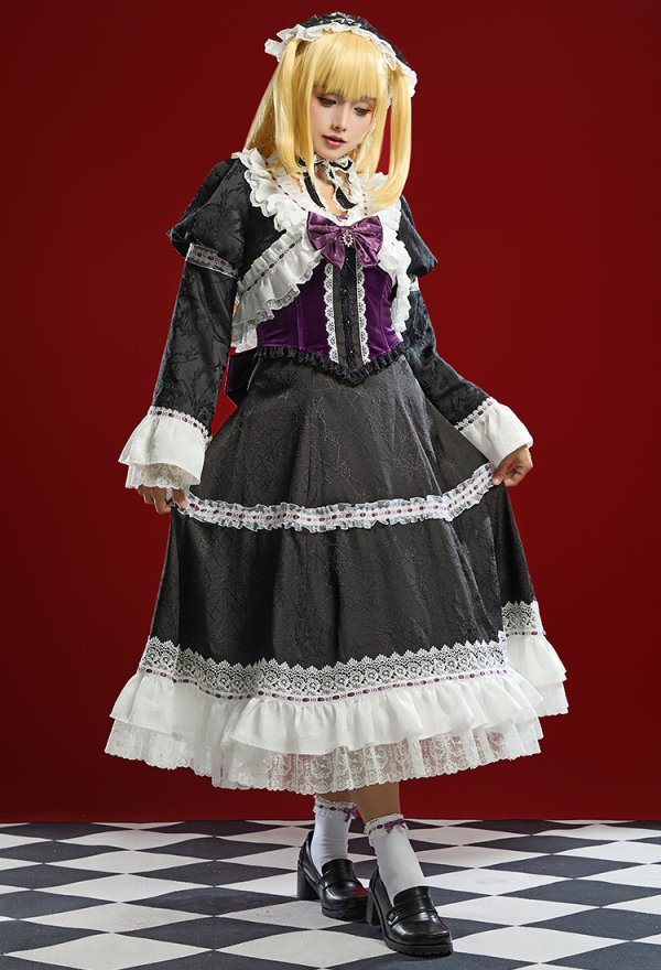 lolita dresses Black Gothic Lolita Ball Gown
