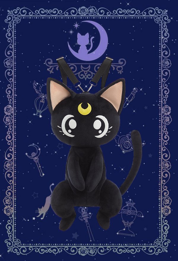 Sailor Moon Luna Black Cat Bag - Anime Backpack | Top  display picture 1