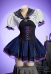 MH Opera Derivative Gothic Outfit Vest and Spiderweb Corset with Multi-layered Skirt and Bolero Jacket