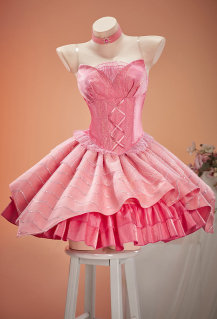 Wicked Glinda Pink and Green Tulle Dress - Womens Cosplay Costumes | Top  Quality Outfits for Sale