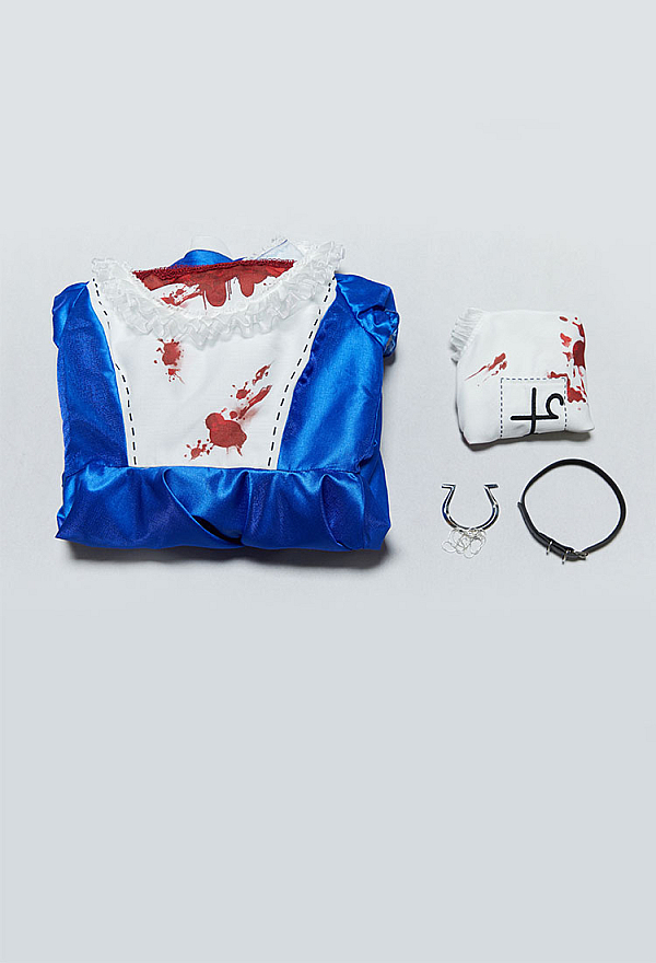 alice madness returns blue dress Ready For ShipSize S-3XLDokiDoki-SR Game Alice: Madness Returns Cosplay Alice Costume Blue Dress, So please do not choose Express shipping option