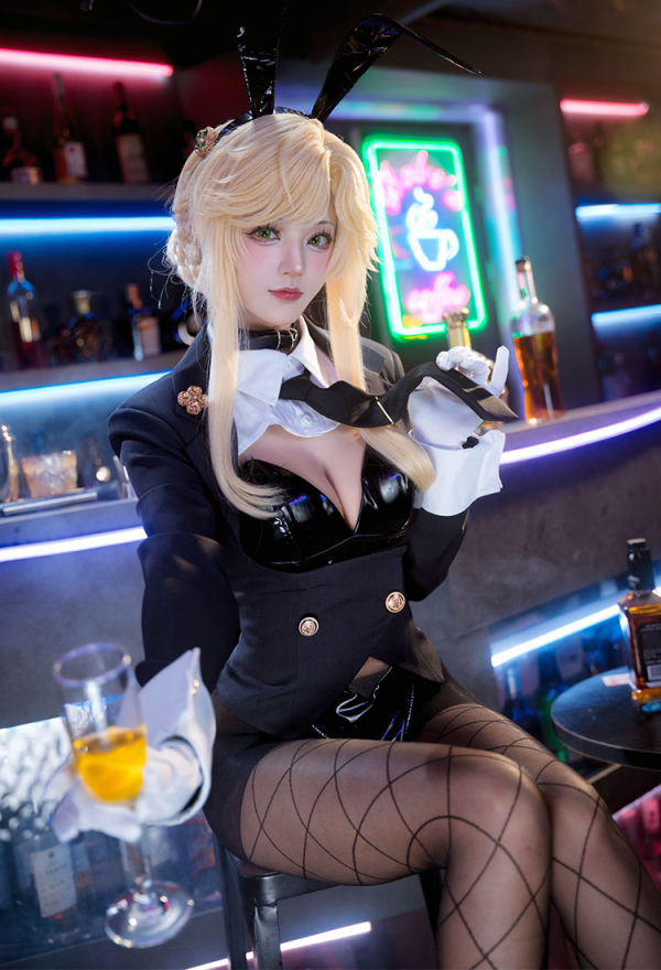 Goddess of Victory: Nikke Ade Bunny Girl Outfit - Sexy Bodysuit