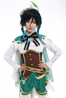 全国総量無料で 【フルセット】 ウェンティ 原神 コスプレ - コスプレ