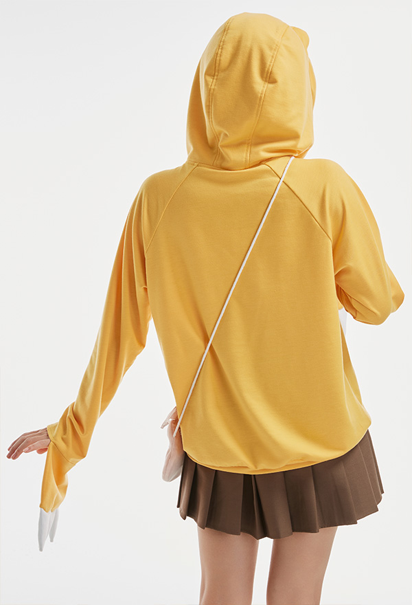 Hoodie Dérivé Agumon Sweat à Capuche avec Sac