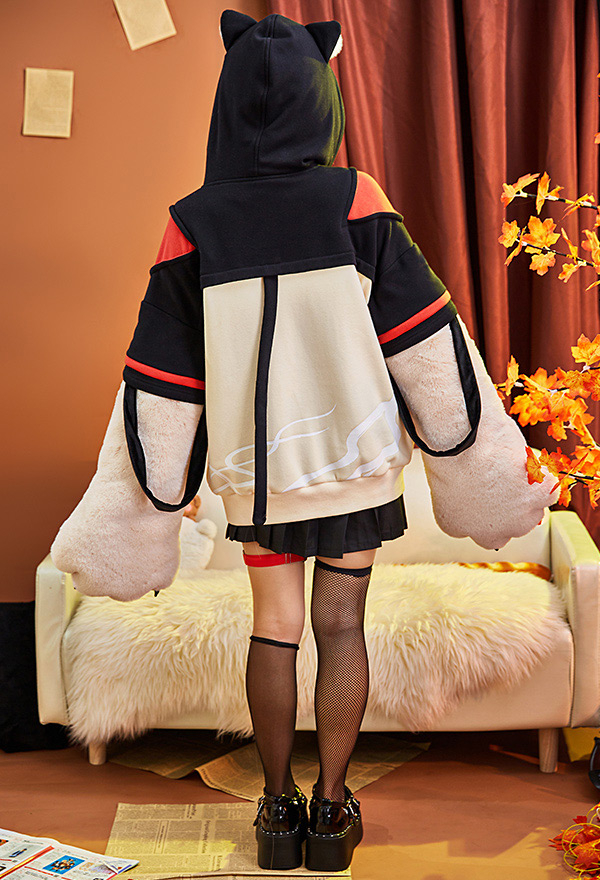 Kawaii Fleece Crossbody Bag - Genshin Impact Cosplay Accessory