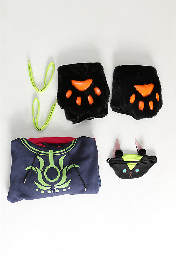 Genshin Impact Tighnari Derivative Hoodie Zipper - Casual Jacket