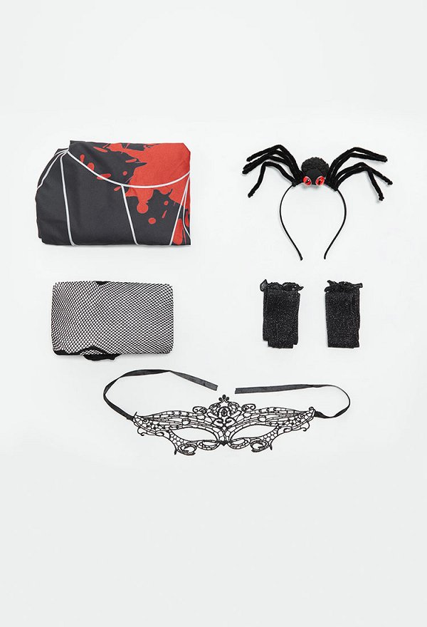 Collants Résille Halloween - Motif Tête De Mort Et Toile D'araignée, Pour Costume Et Fête Déguisée