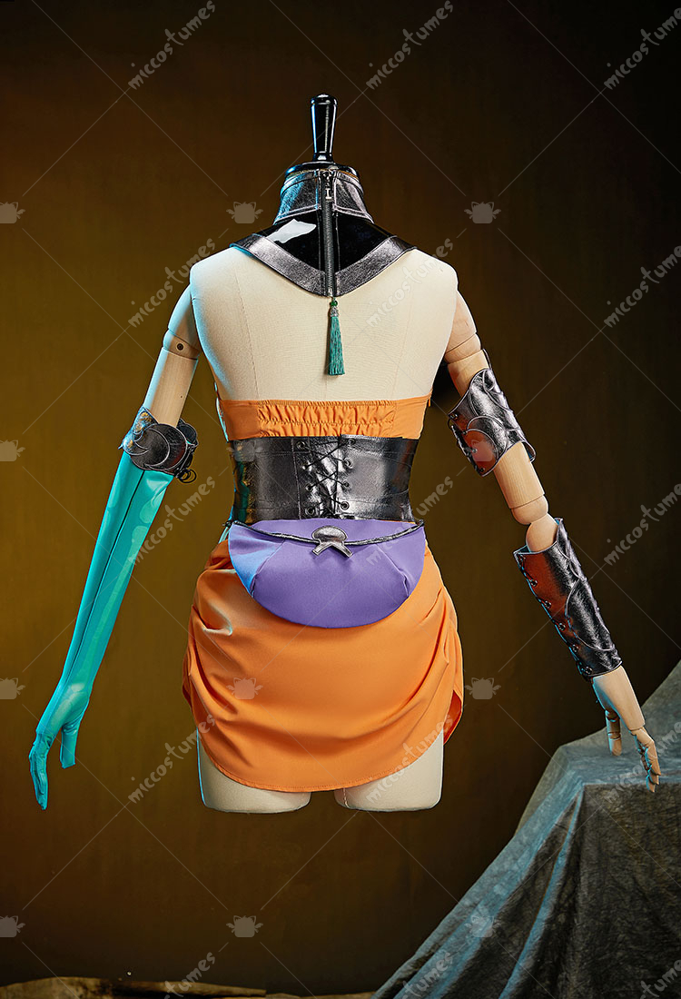 Hades Melinoë Cosplay Orange Robe Ensemble - Cosplay Costumes pour ...