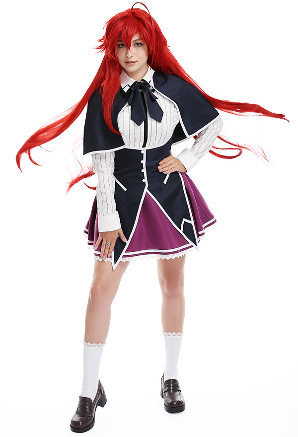 High School DxD Rias Gremory Cosplay Costume School Uniform Dress