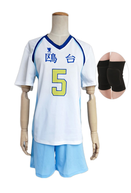 Volleyball Boy!! Kamomedai High School Korai Hoshiumi Number 5 Cosplay Costume Volleyball Uniform