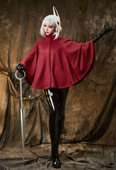 Hollow Knight: Silksong Hornet Cosplay Costume Cape with Mask
