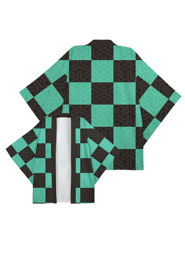 鬼滅之刃周邊cos服灶門炭治郎羽織外套