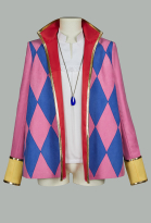 Premium Edition Howl Moving Castle Cosplay Costume Jacket and Shirt with Necklace