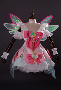 Honor of Kings Yao Cosplay Costume Prayer of Time Valentine Limited Skin