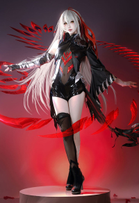 Honor of Kings Ying Cosplay Costume Jumpsuit with Collar Socks