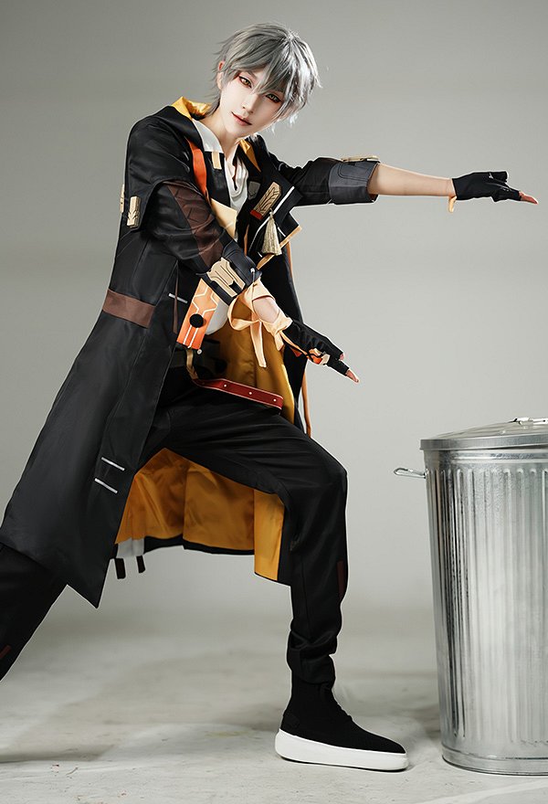 Perruque Caelus Honkai Star Rail - Cosplay Authentique Avec Fibres Haute Qualité