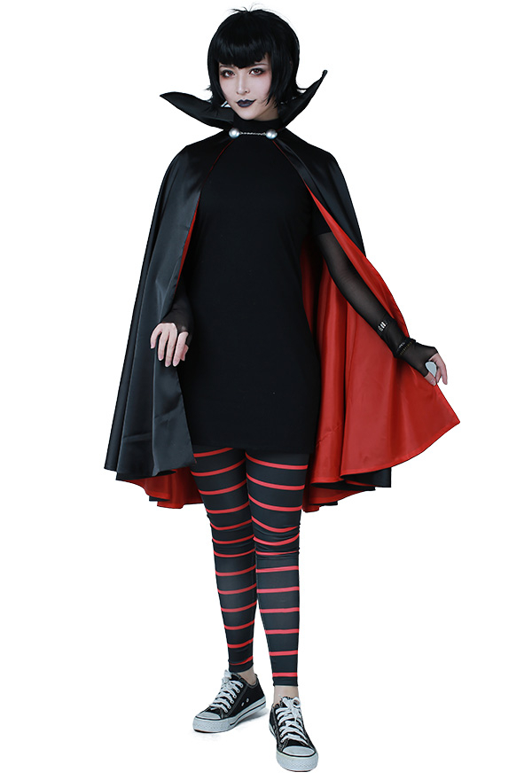 Hotel Transylvania Mavis Dracula Cosplay Costume with Cloak