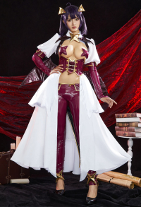 Gushing Over Magical Girls Hiiragi Utena Cosplay Costume Short Top and Leather Pants with Skirt and Wings
