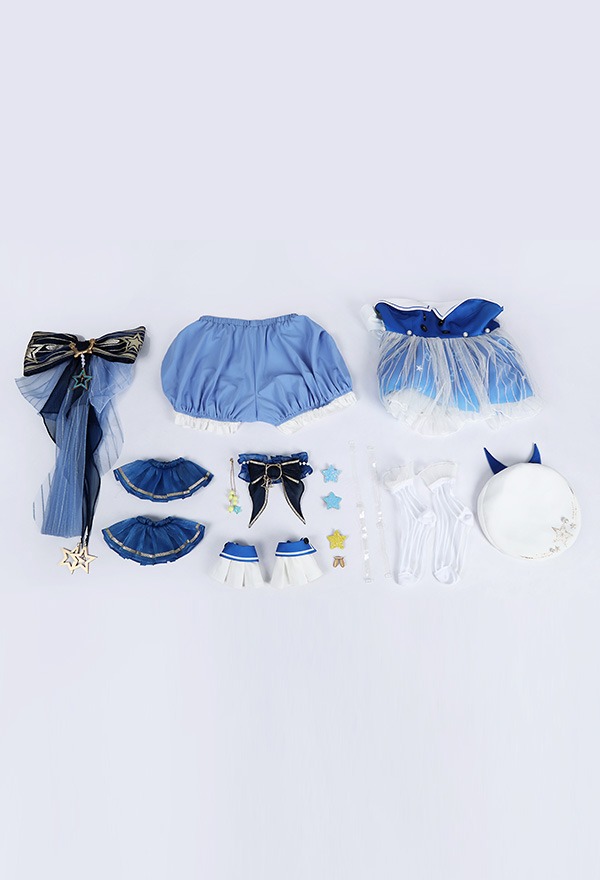 Infinity Nikki Nikki Cosplay Costume Kawaii Bubbly Voyage Outfit Set Sweet Dress with Hat