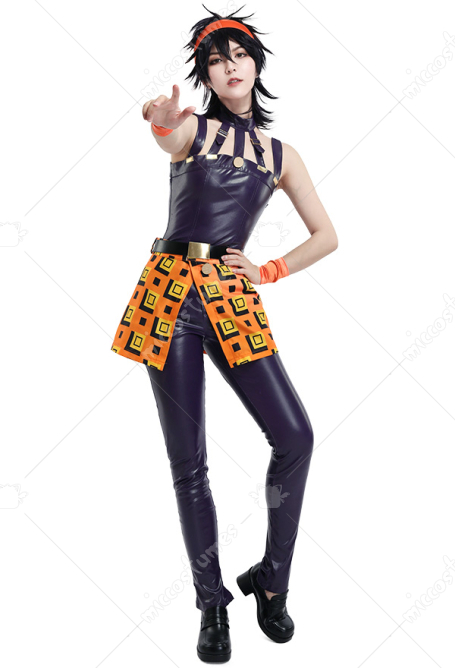 JJBA Golden Wind Narancia Ghiruga Cosplay Kostüm mit Bandana