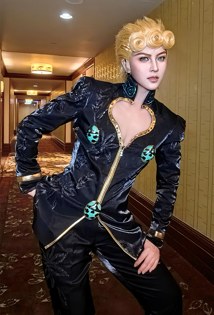 JJBA Golden Wind Giorno The Godfather Black Version