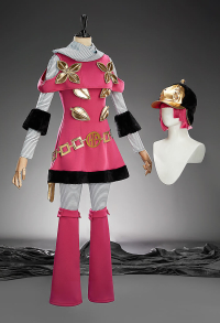 Premium Edition Comic-style JJBA 7 SBR Hot Pants Cosplay Costume Dress with Pants and Leg Warmers