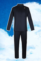 Jujitsu Fight Satoru School Uniform Cosplay Costume Long-sleeved Jacket with Trousers