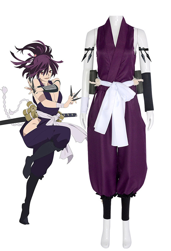 Femme Costume Anime Cosplay Top Pantalon Ensemble avec