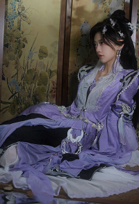 JX3 Hua Jie Cosplay Costume Tube Dress with Outerwear and Sleeves