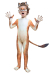 Homemade Kids Cute Lion Bodysuit Zoo Animal Zentai Suit Costume for Halloween Party with Eye Mask