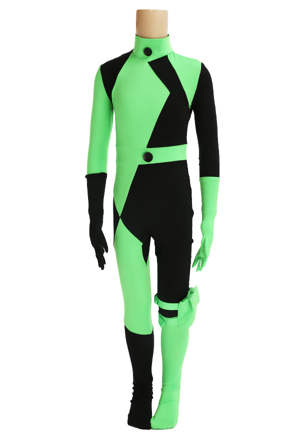 Shego Costume For Kids Plus Size Disney Kim Possible Authentic Shego