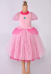 Child Girls Peach Costume for Halloween Kawaii Princess Dress for Kids with Crown